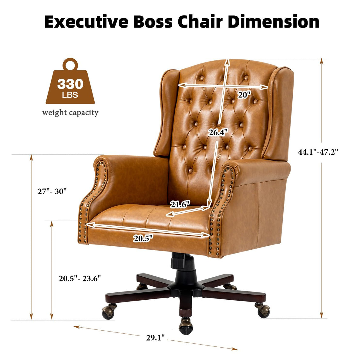 Brown Ergonomic Office Chair R5370
