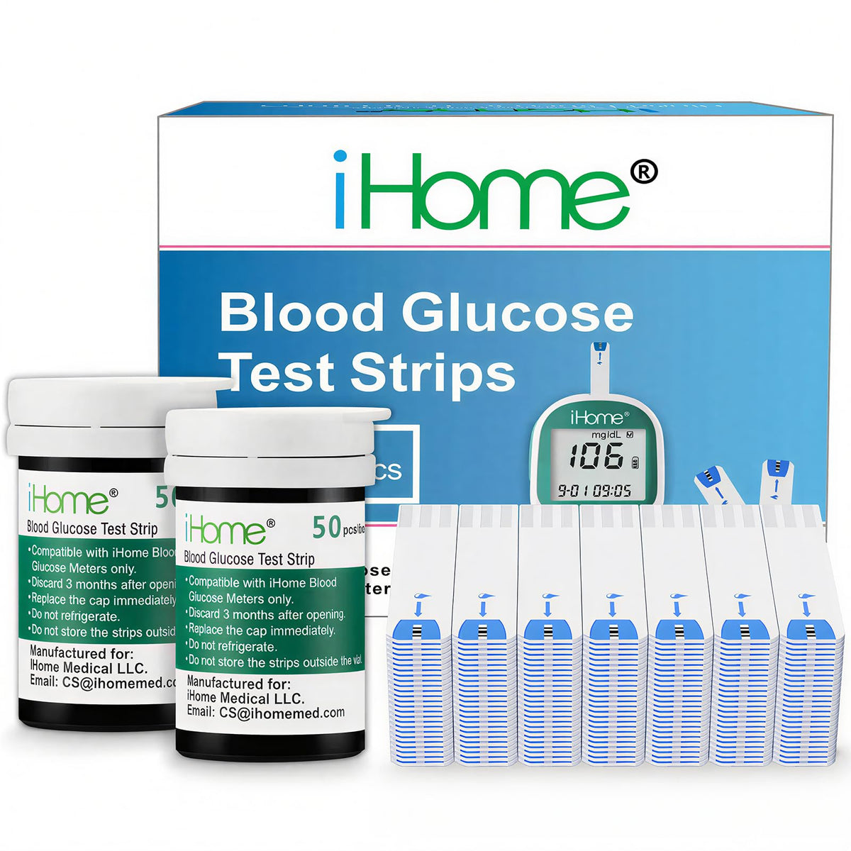Glucose Test Strips 100 Count X40604