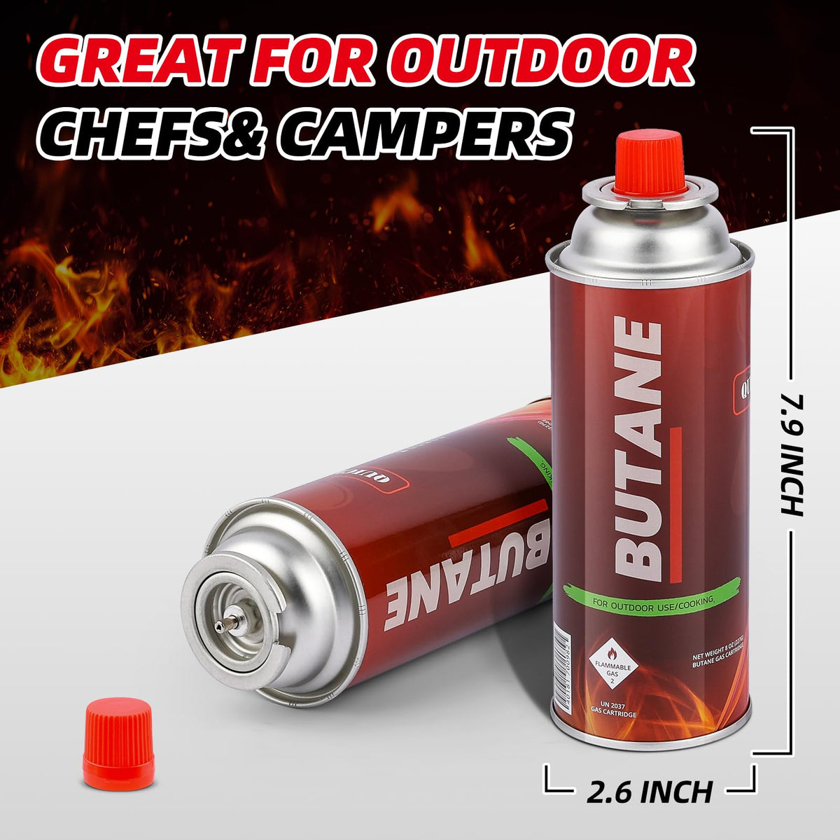 Butane Fuel Canisters 24 Pack G7771
