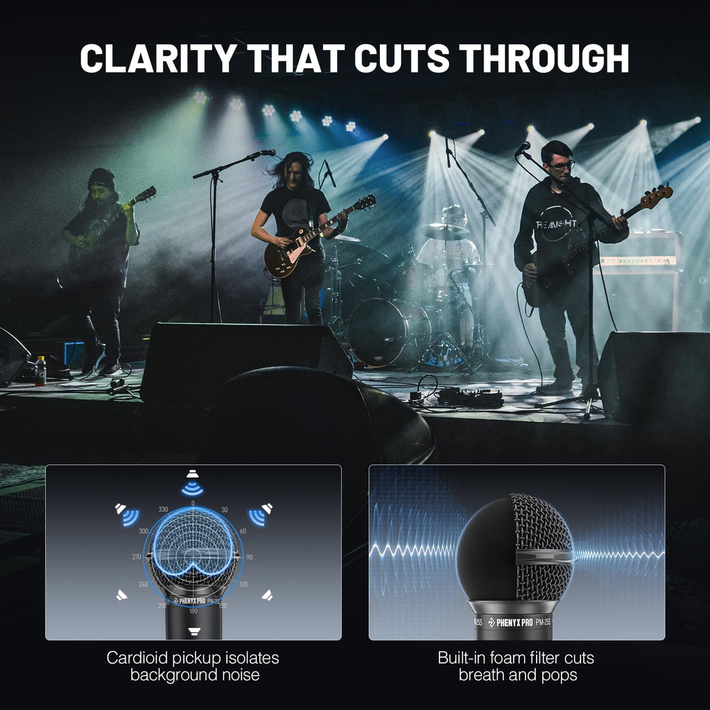Cardioid Dynamic Wired XLR Microphone F40935