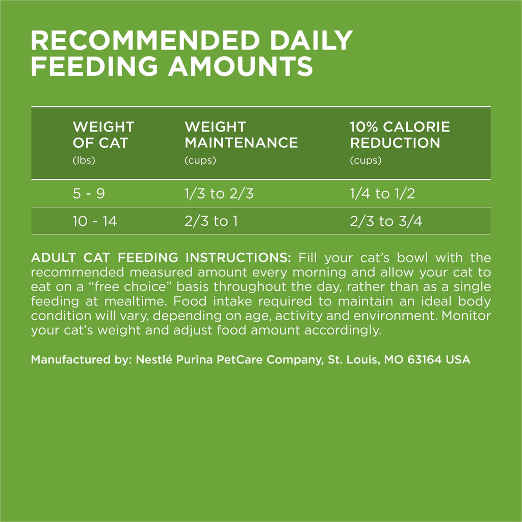 Indoor Weight Control Dry Cat Food 16 lb Bag B30978