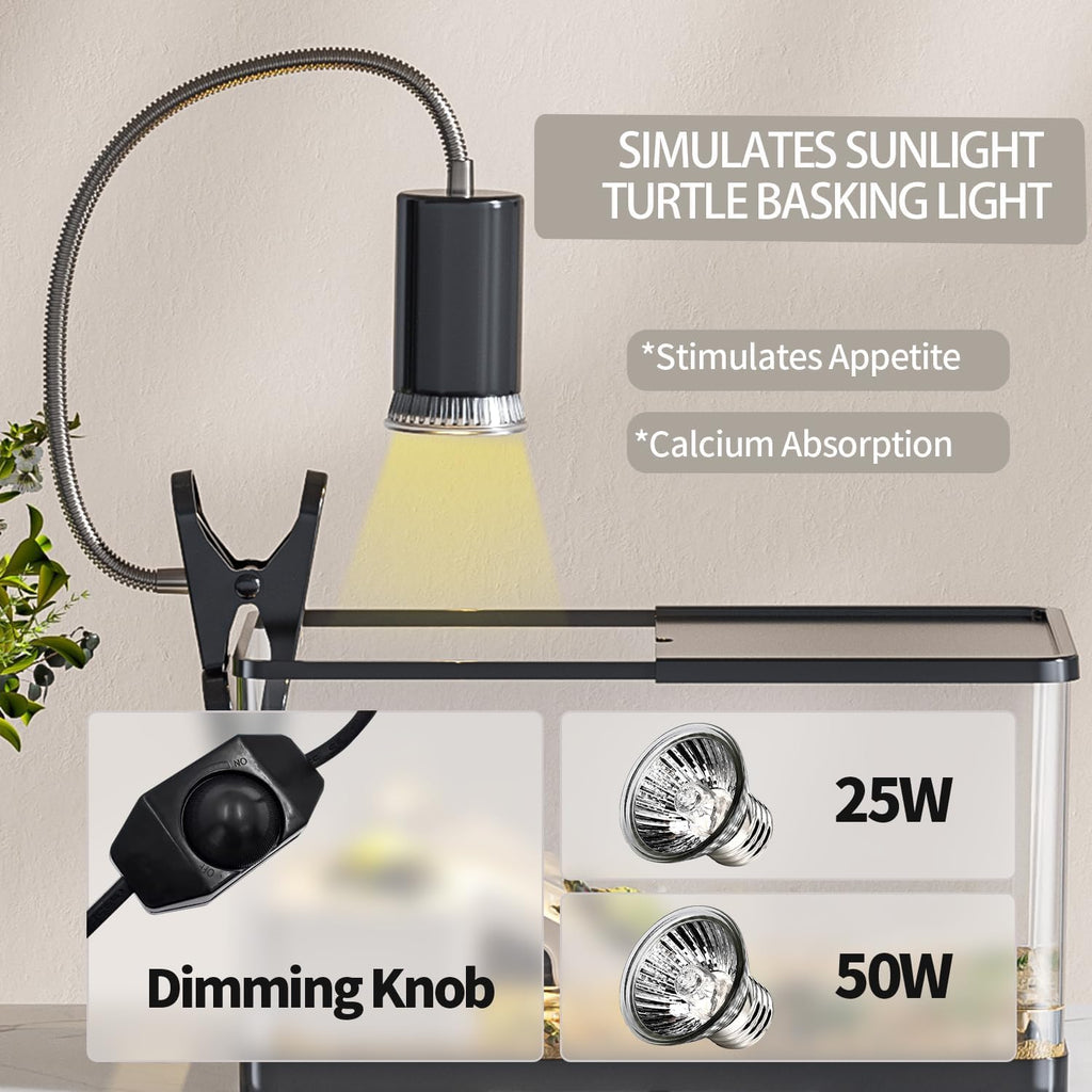 4.7 Gallon Aquatic Turtle Habitat with Basking Lamp, Filter & Platform Y519