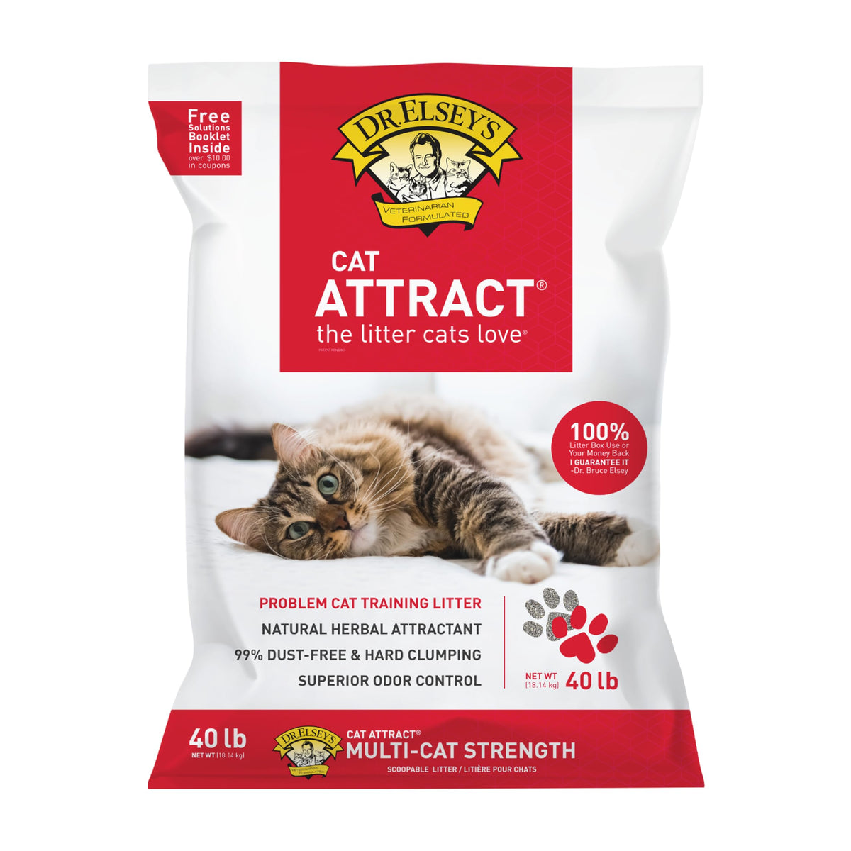 Clumping Clay Cat Litter 40 lb. Bag M616
