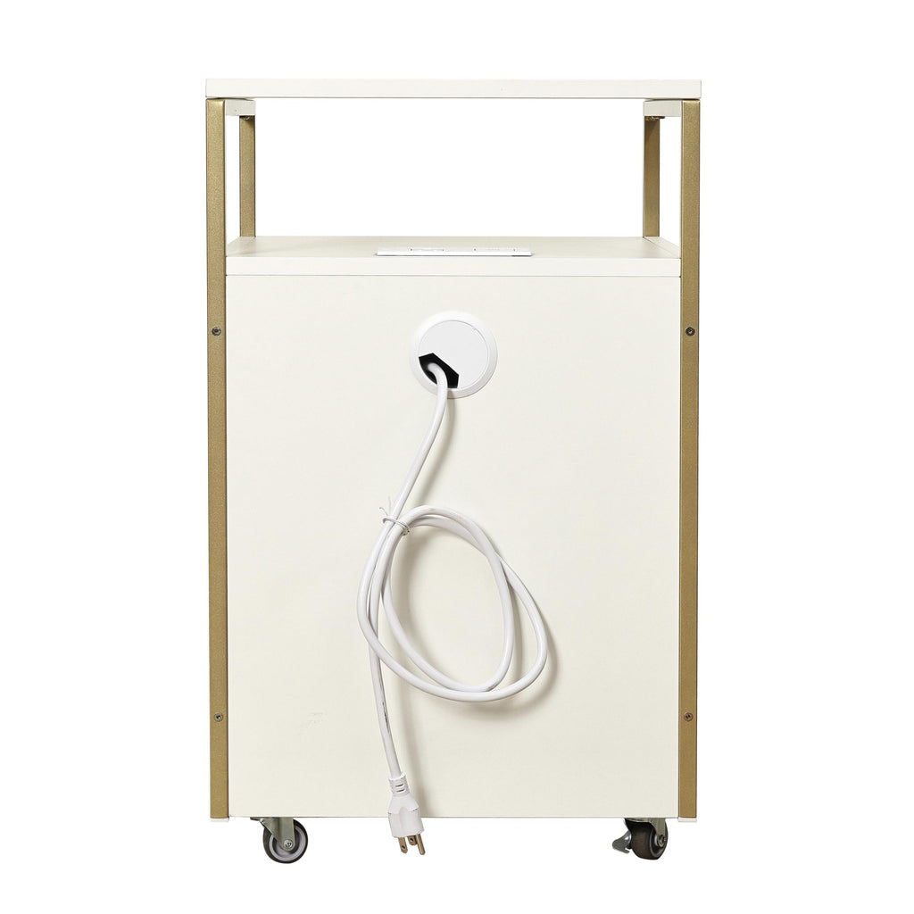 2 Drawer Rolling File Cabinet with Lock O730863