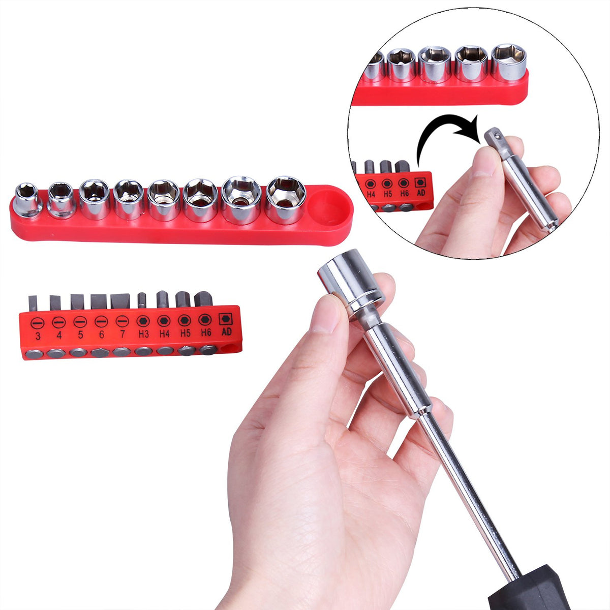 148-Piece Household Tool Set with Plastic Toolbox A926