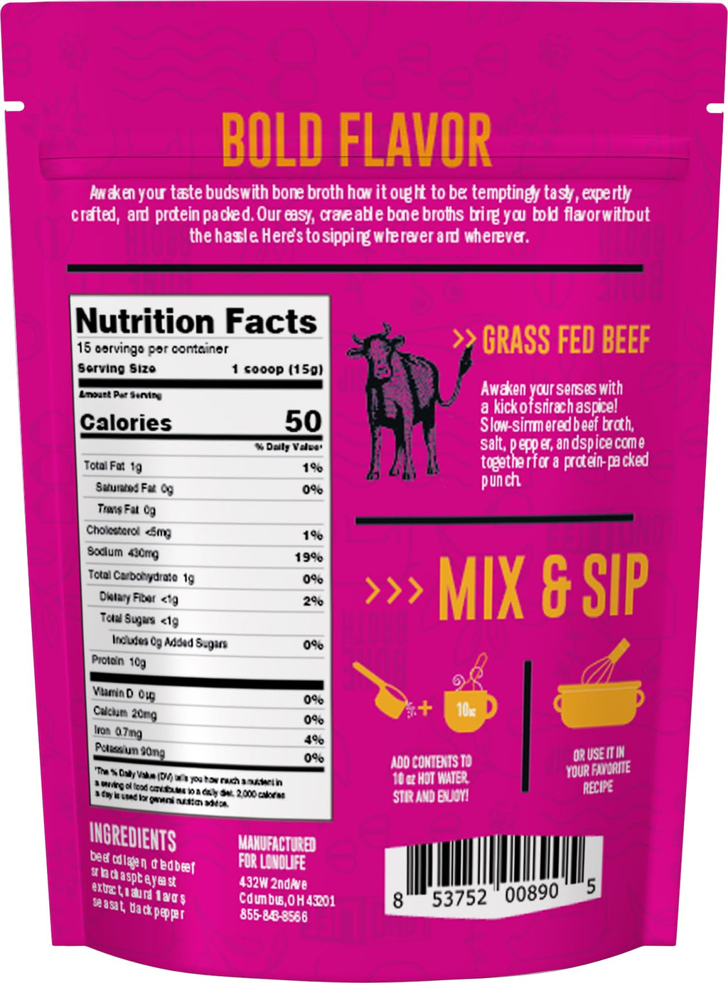Beef Bone Broth Powder Mix C38050