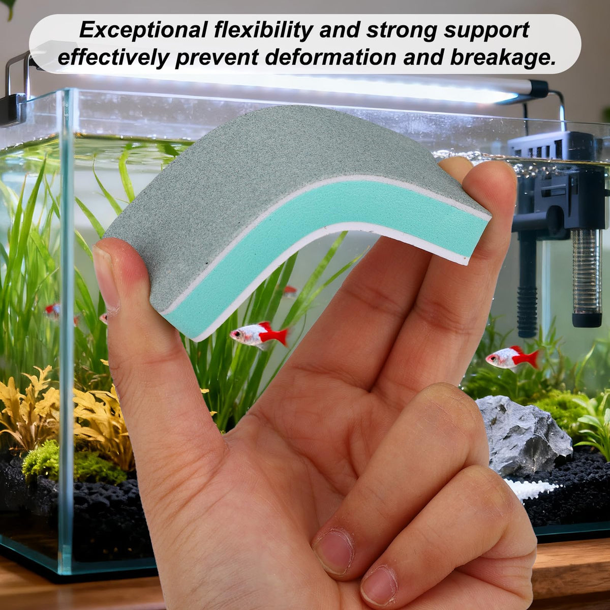 Aquarium Cleaning Tools Kit with Sponge Scrubbers and Brushes P8572
