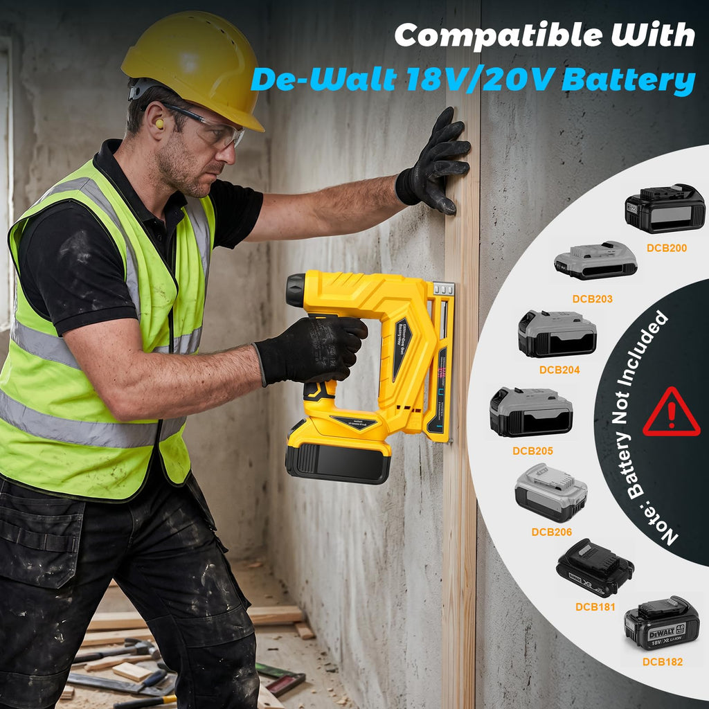 18 Gauge Cordless Brad Nailer and Narrow Crown Stapler W191