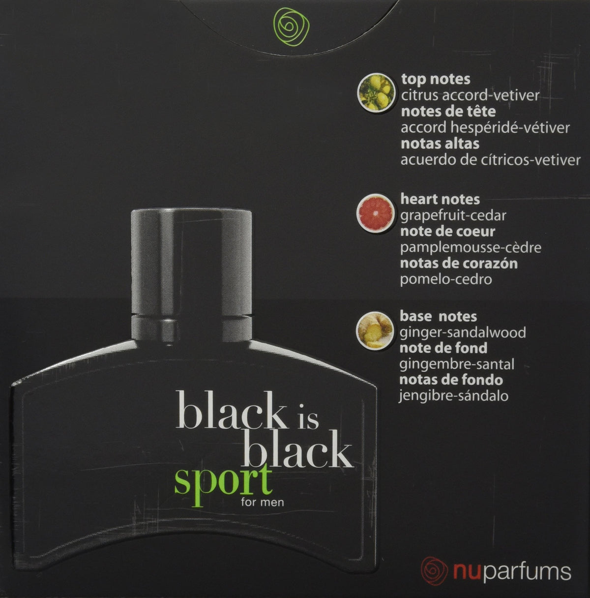 Black Eau de Toilette Spray for Men, 3.4 Ounce U90804