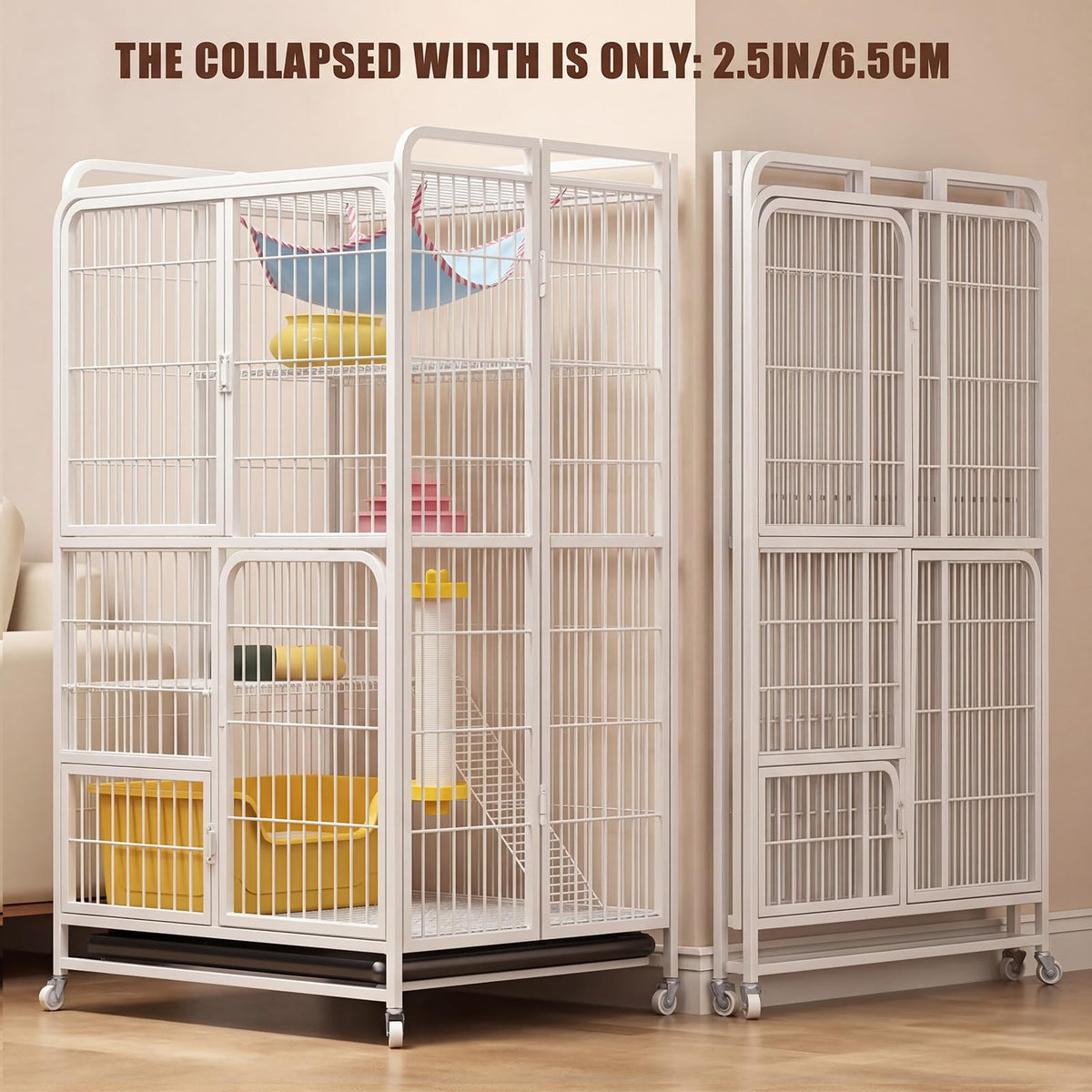 4-Tier Metal Wire Cat Playpen V9231