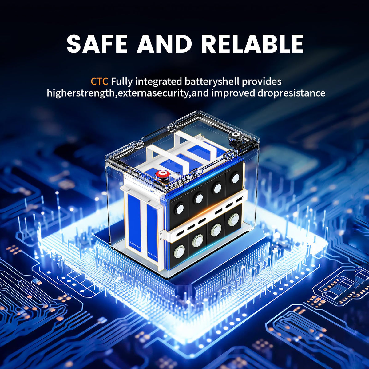 12V 100Ah LiFePO4 Battery Group 24 P833