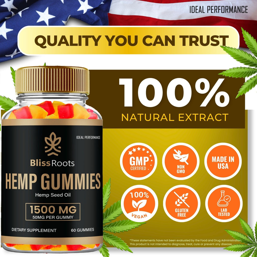 Hemp Gummies with Hemp Seeds Organic Extract 2 Pack L500