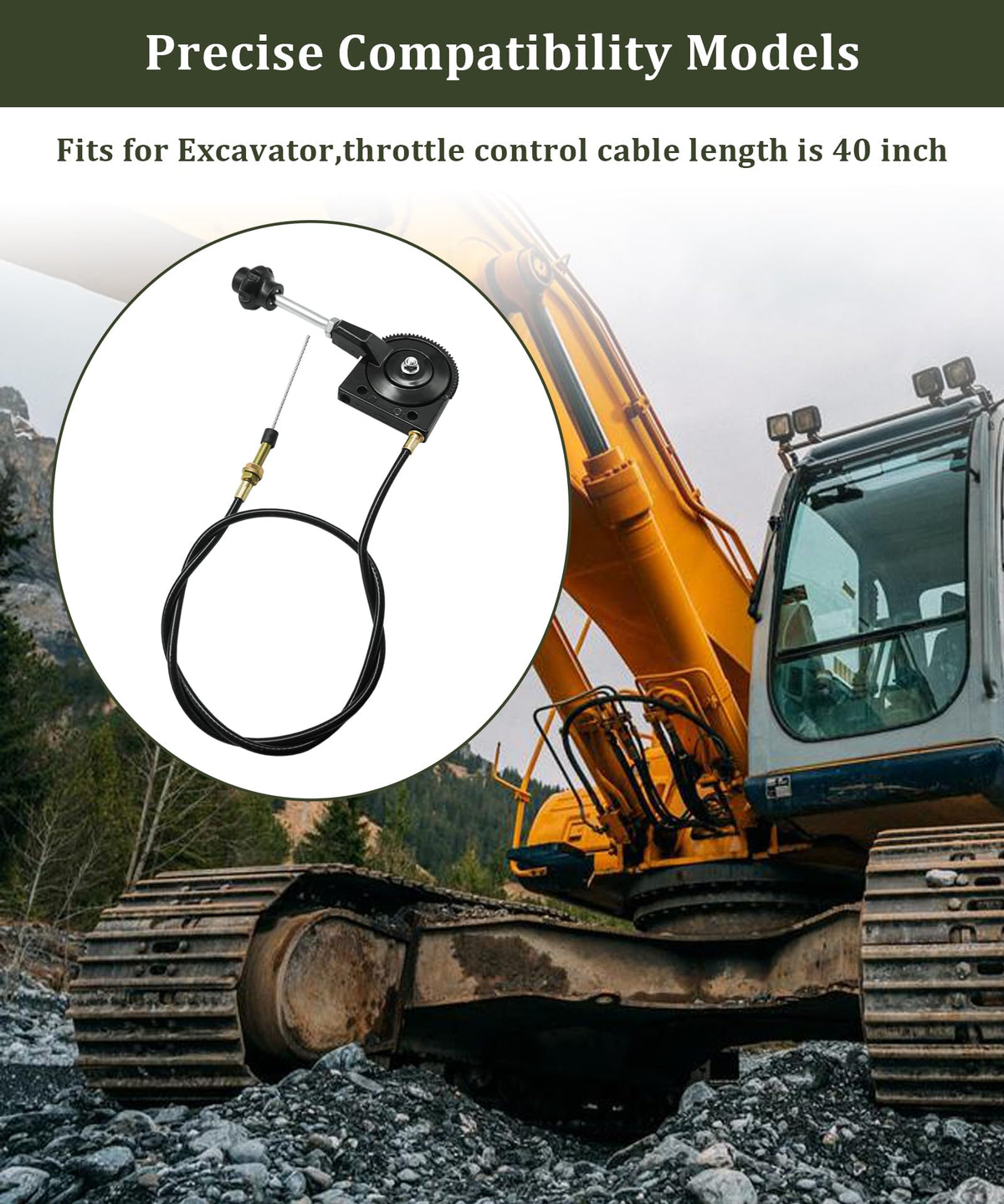 Excavator Throttle Cable Controller H46729