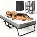 Folding Bed with Mattress 75" x 31" 5" Memory Foam X7331