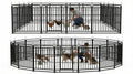 16 Panels 40'' Rustproof Metal Dog Playpen V85166