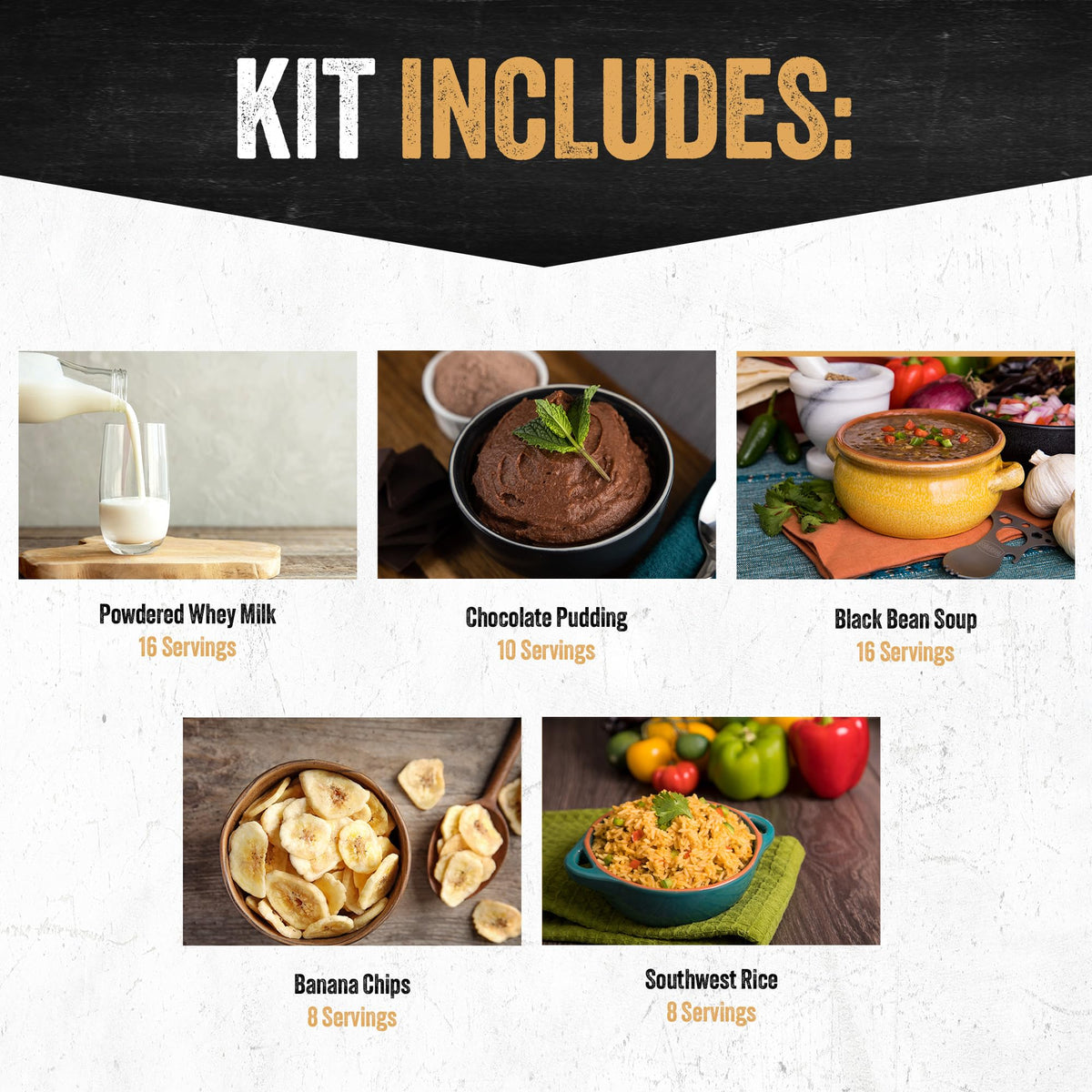 Gluten-Free Freeze-Dried Food Kit 120 Servings V21085