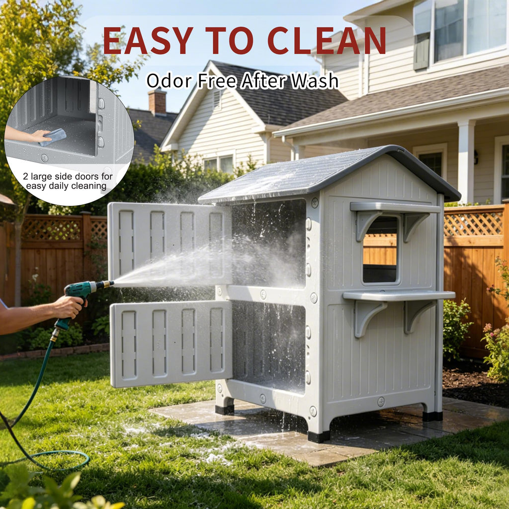 Insulated Outdoor Cat House O490