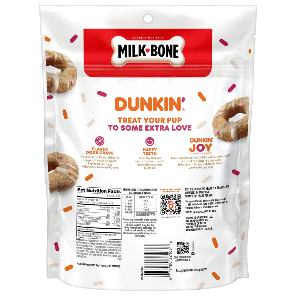 Vanilla Glaze Flavor Dog Biscuits, 8 Oz. K733