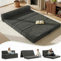 6 inch Tri-Folding Full Size Grey Mattress U41057