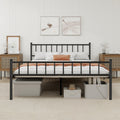 Black Full Size Metal Platform Bed Frame M9086