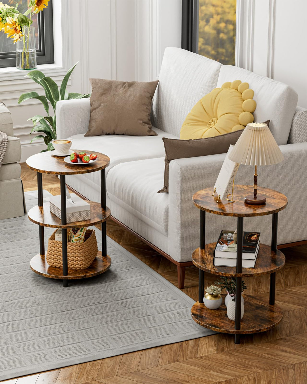 Small Round 3 Tier Coffee Table G227