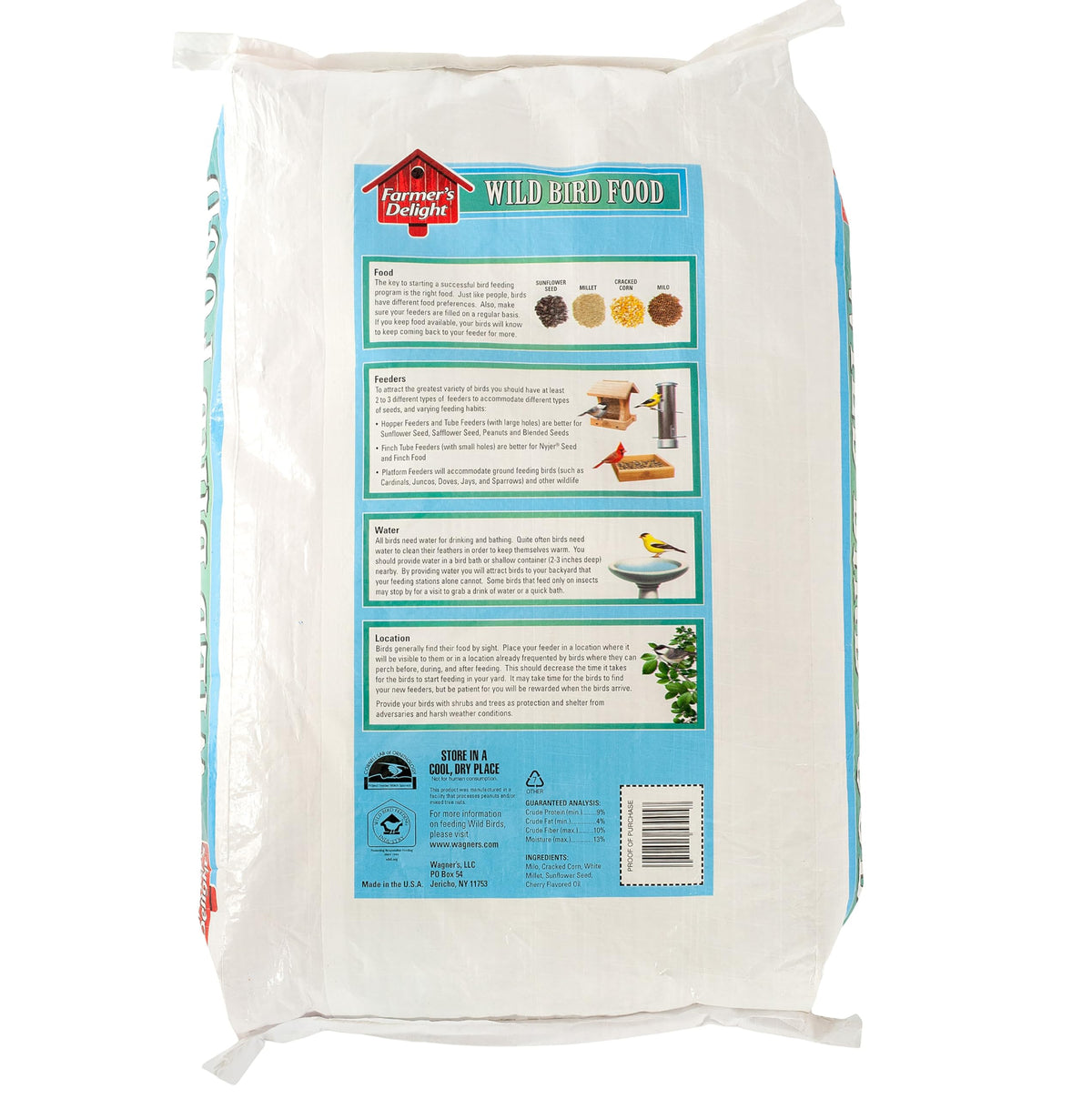 Wild Bird Food with Cherry Flavor, 20-Pound Bag A73227