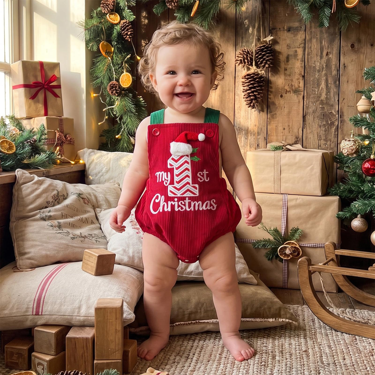 Corduroy Baby Overalls H33302
