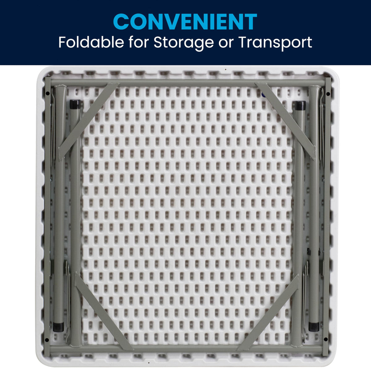 Square Plastic Folding Table T609