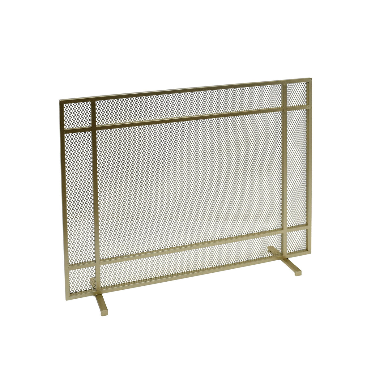 Black Metal Fireplace Screen M6832