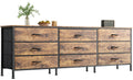 63 Inch 9 Fabric Drawer Dresser M24916