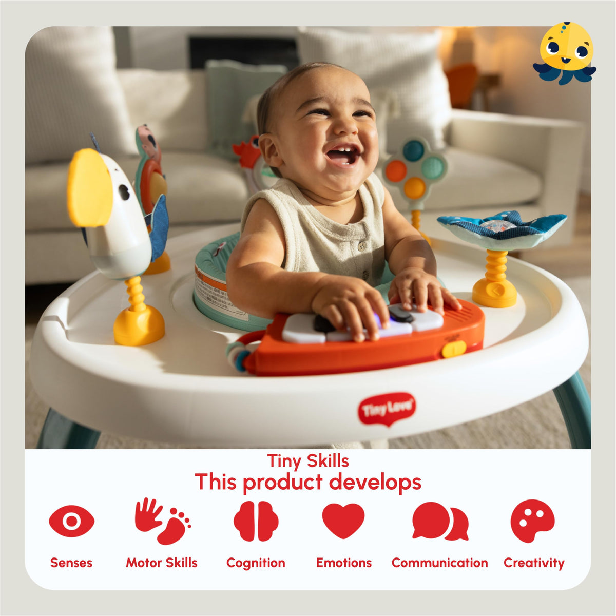 5-in-1 Activity Center with Piano & 6 Toys H250387