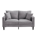 Light Gray 2-Seat Upholstered Loveseat Sofa G94106