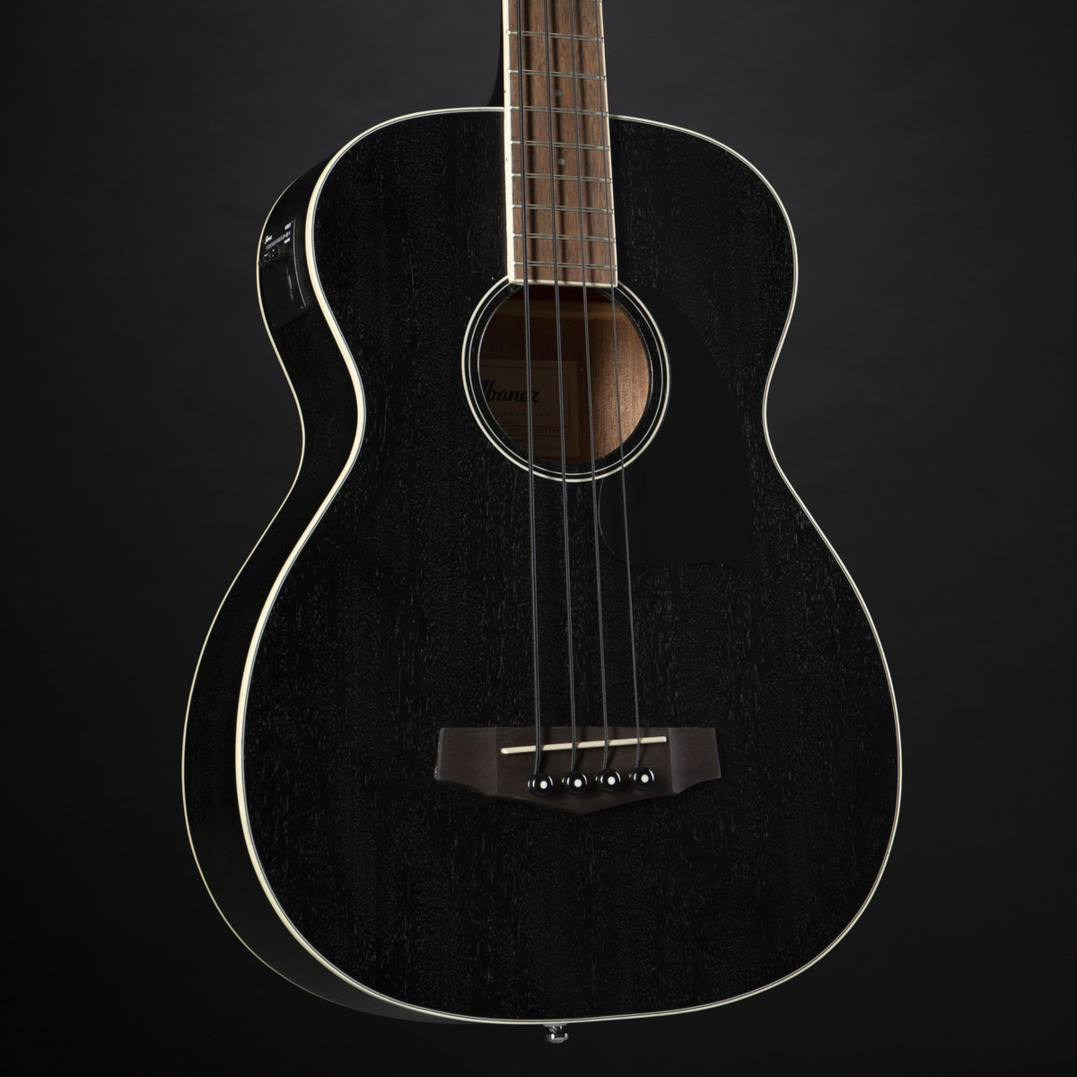 Weathered Black Acoustic-electric Bass S3221