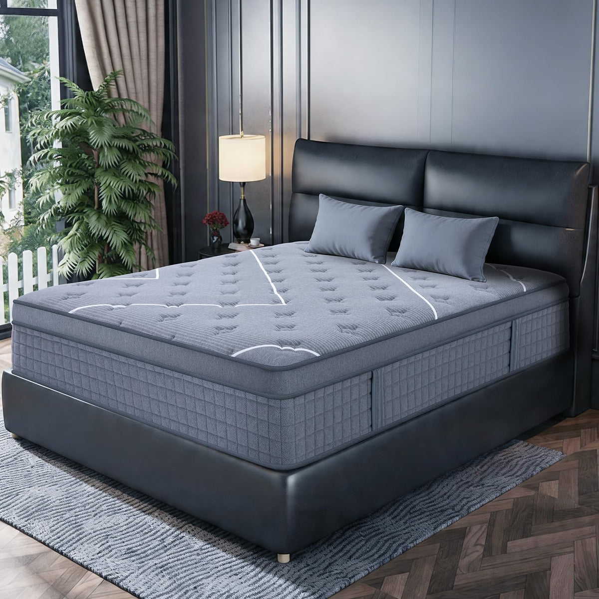 Full Size 12 Inch Gel Memory Foam Pocket Spring Mattress Z1355