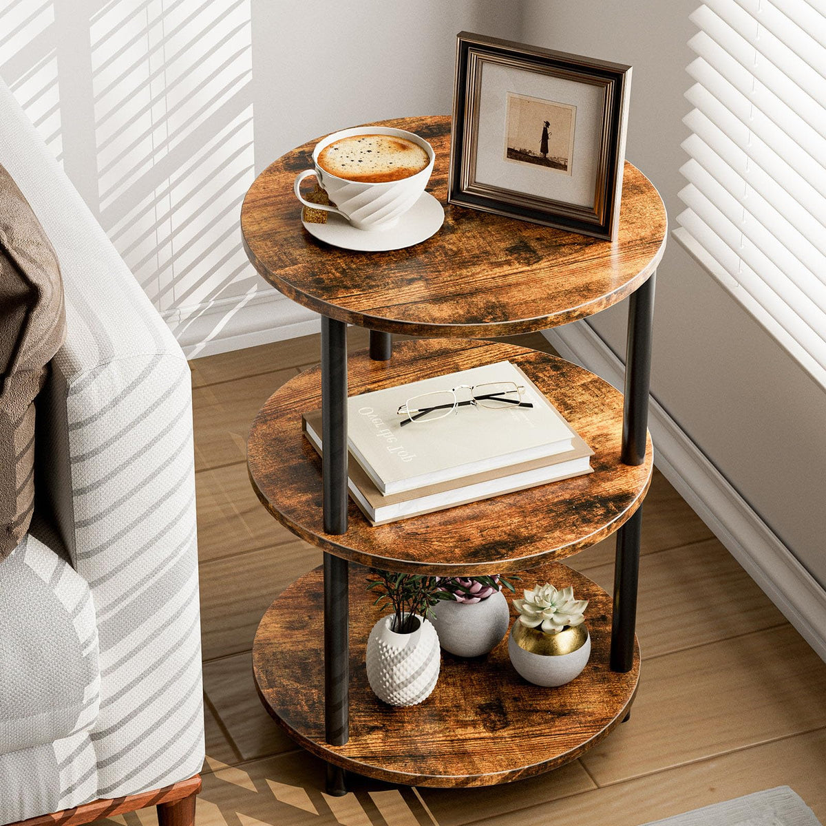 Small Round 3 Tier Coffee Table G227
