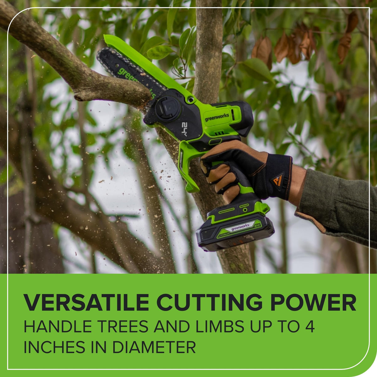 24V 6 in Mini Pruning Chainsaw R40449