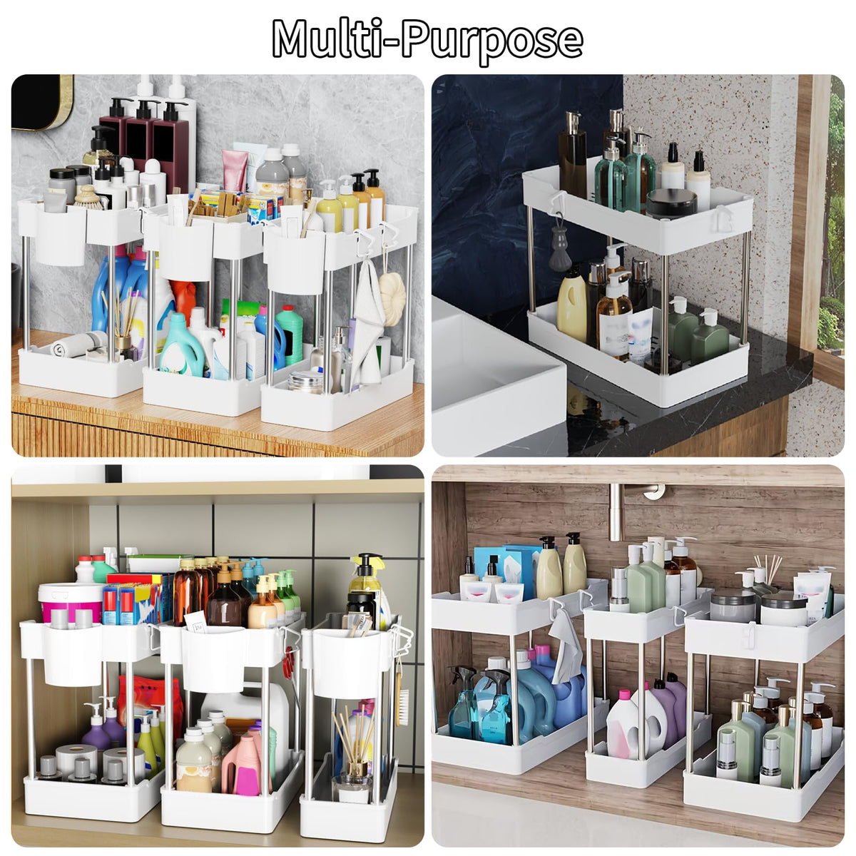 3 Pack Under Sink Organizer Q884
