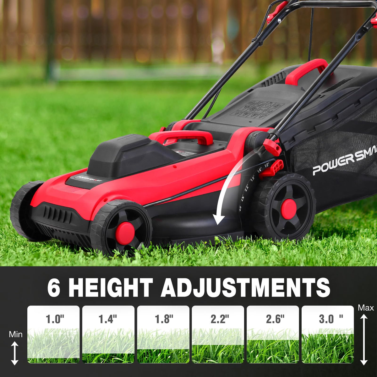 14 Inch 12.5 Amp Corded Electric Lawn Mower Y1215