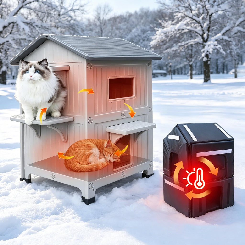 Insulated Outdoor Cat House O490