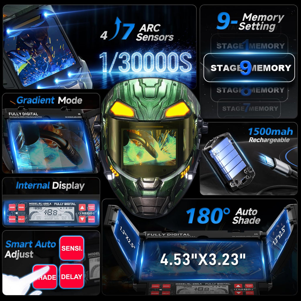 Auto Darkening Welding Helmet Z10824