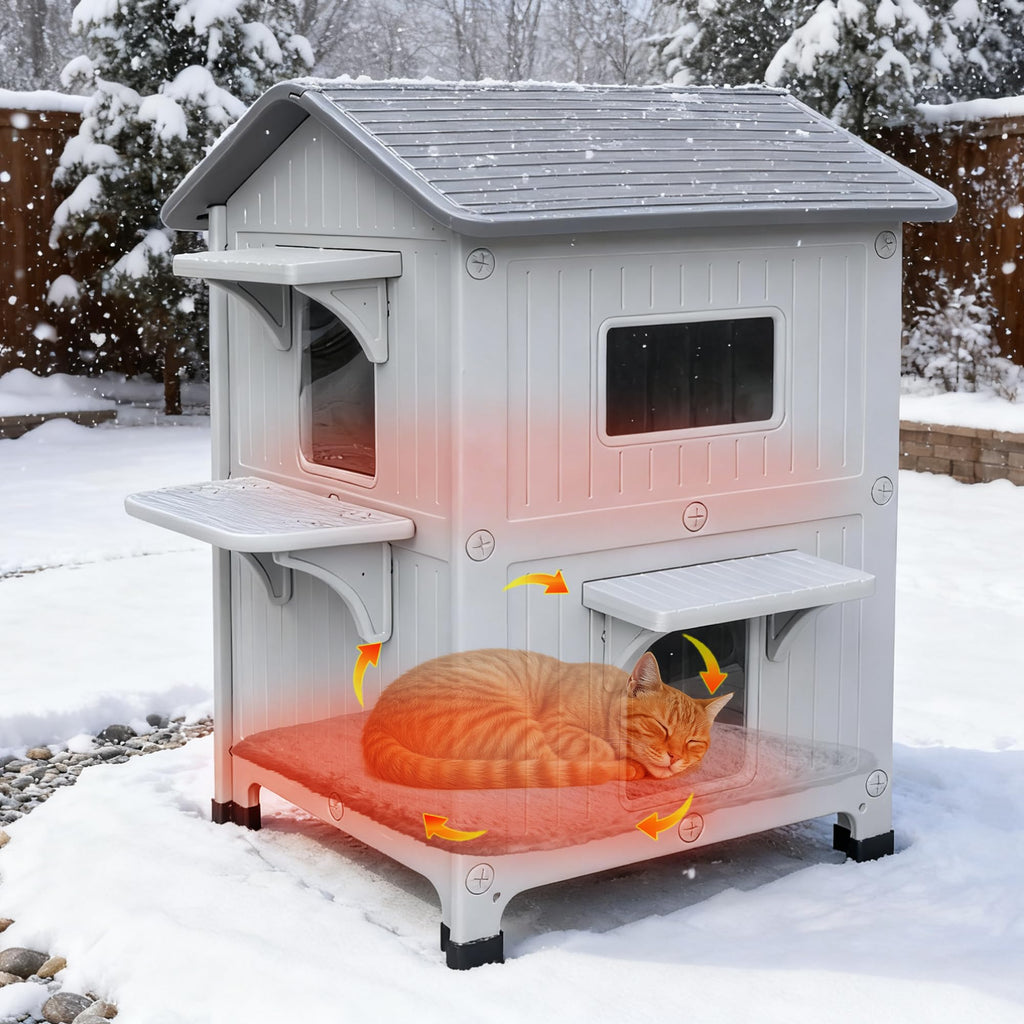 Insulated Outdoor Cat House O490