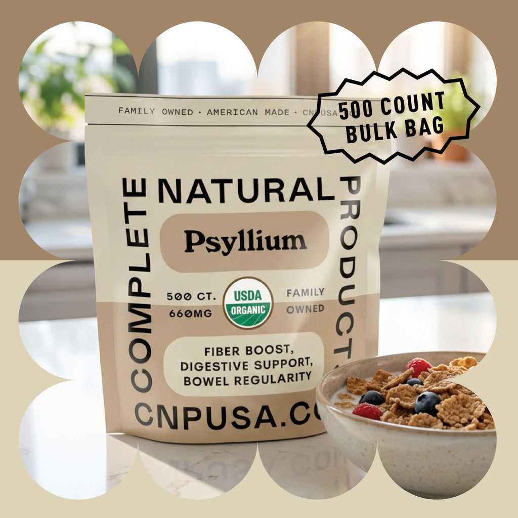 Organic Psyllium Husk Capsules 660mg 500ct S3248