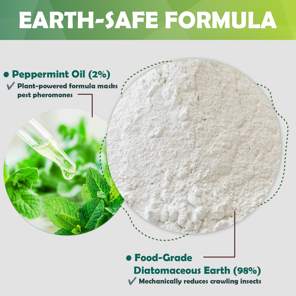Food Grade Diatomaceous Earth Powder with Peppermint 1 lb C310487