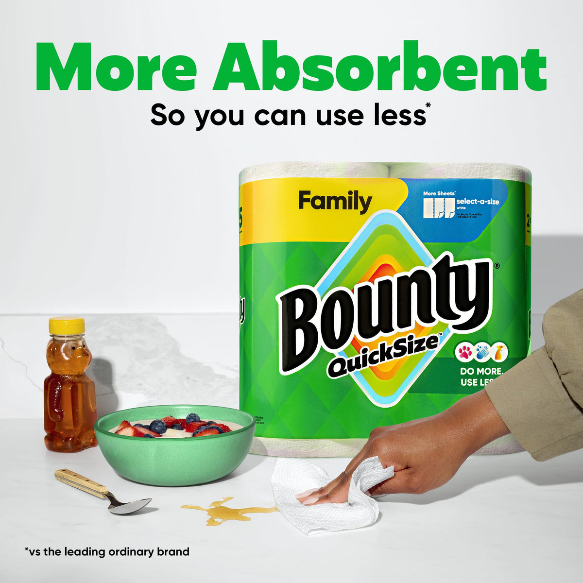 White Paper Towels 16 Family Rolls H327049