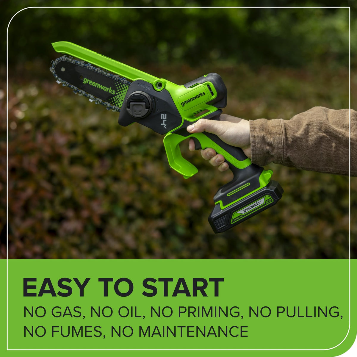 24V 6 in Mini Pruning Chainsaw R40449