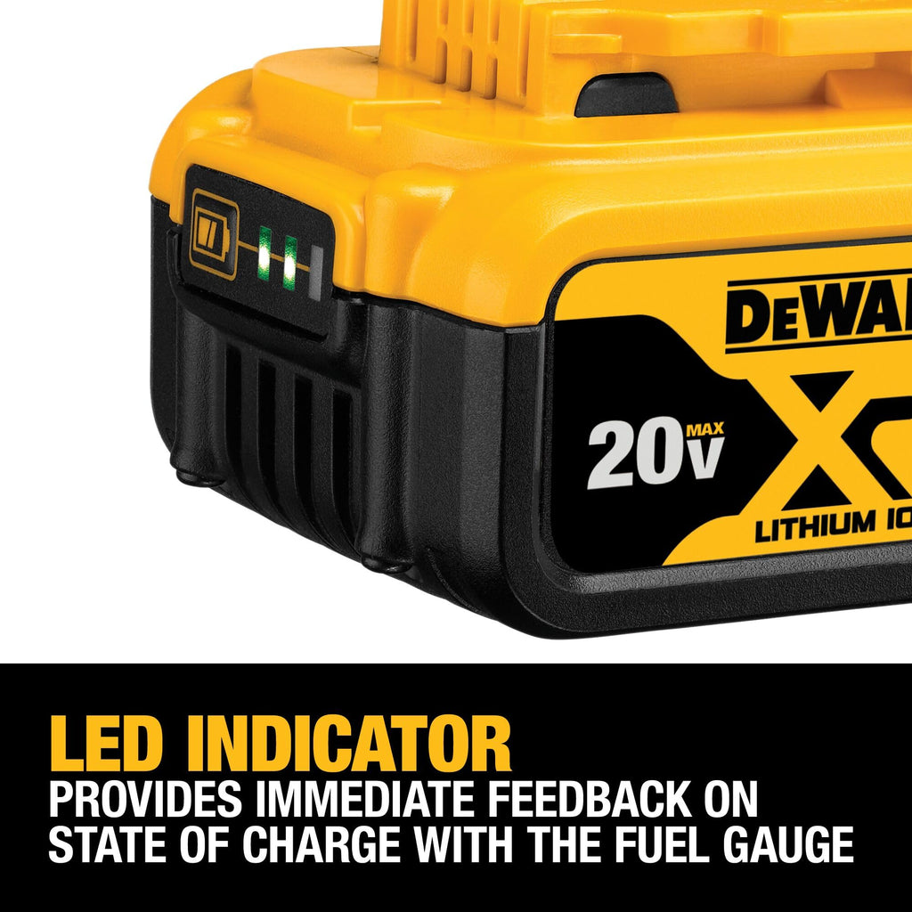 20V MAX Lithium Ion Battery 2 Ah and 4 Ah 4-Pack M4367
