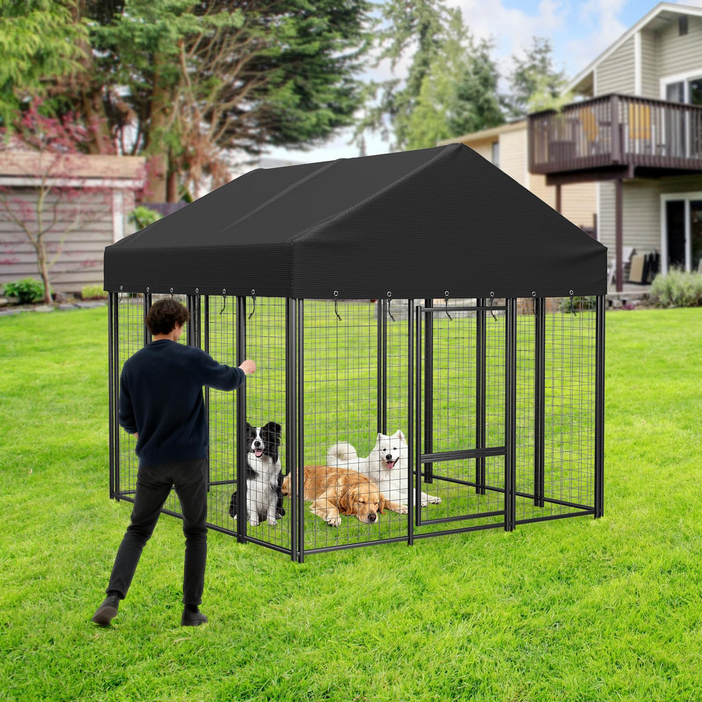 Heavy Duty Waterproof UV Resistant Dog Kennel Cover R7286
