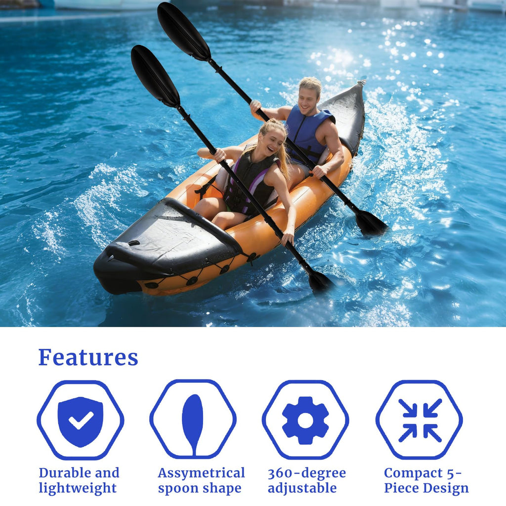 Adjustable Kayak Paddle with Paddle Leash Q562