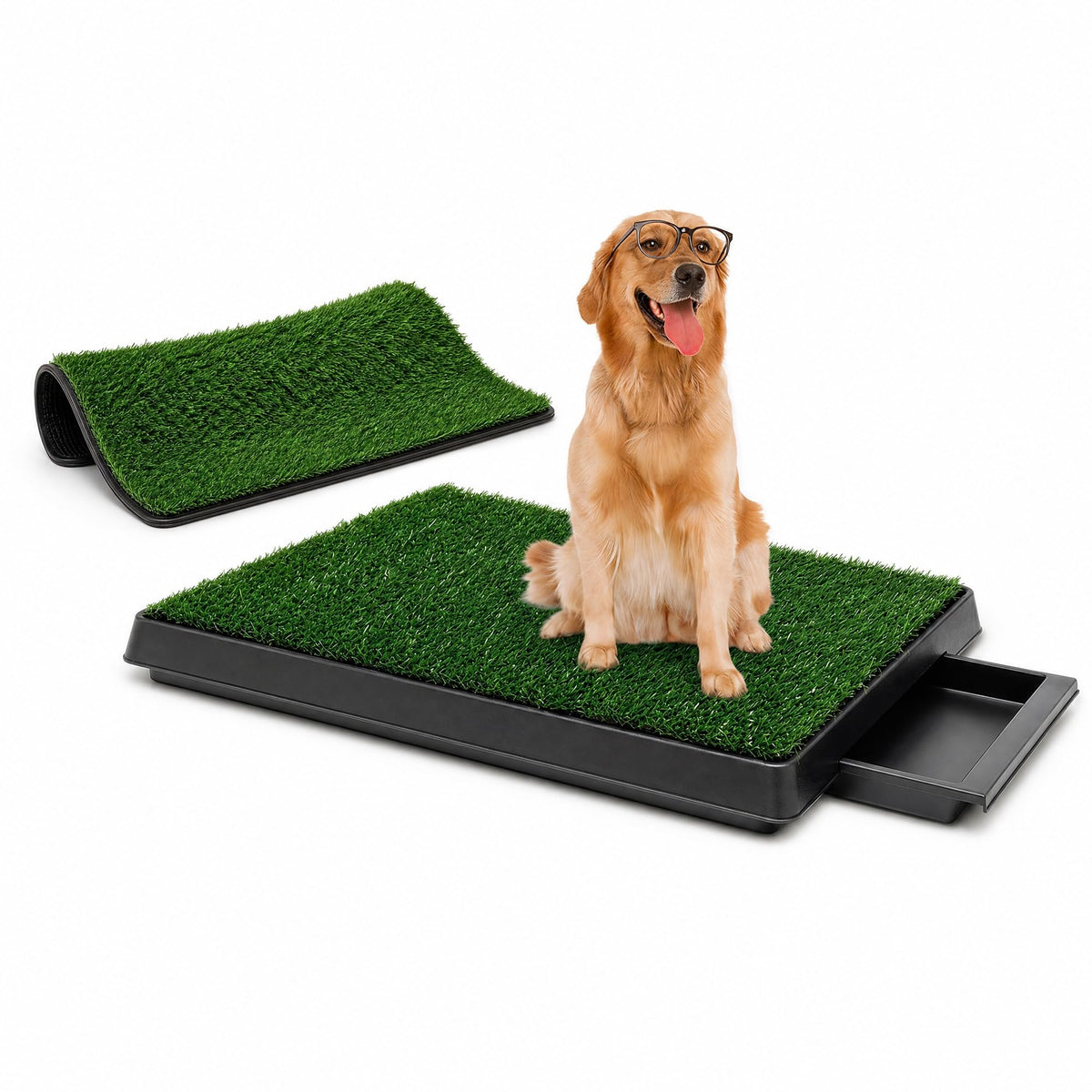 Dog Grass Pad with Tray 30 x 20 in X750758