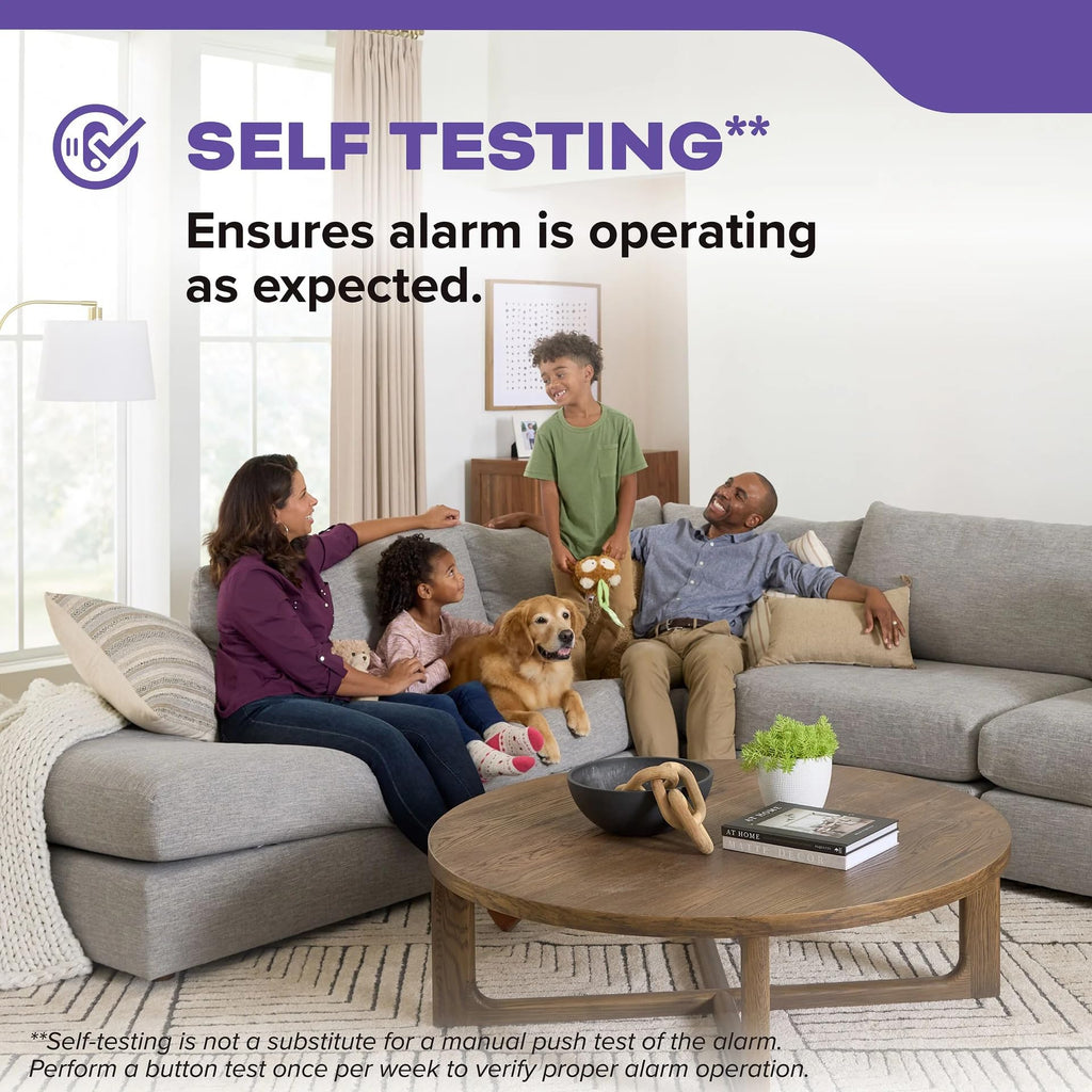 Smoke & Carbon Monoxide Alarm, Battery Powered Combo Detector F1153
